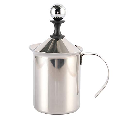 Manual Stainless Whipped Cream Dispenser - Stainless Steel Handheld DIY Whipped Cream Dispenser - Perfect Cream Whipper Maker for Gift,Lid