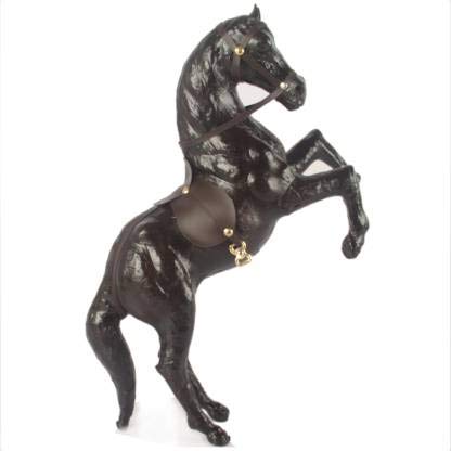 Uniique Unique Handicraft Beautiful Leather Horse .Size. 15x5x24