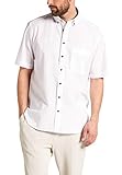 Passform: Comfort Fit eterna Herren Hemd Comfort Fit Kurzarm Weiss (10) 44