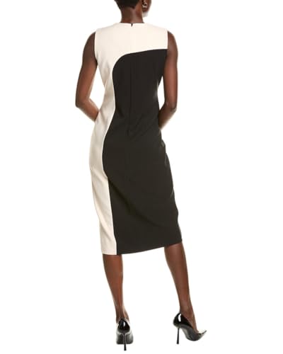Anne Klein Women's High Neck Color Block Dress2