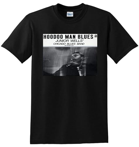 Photo de KUAKEMAOSHA Junior Wells Chicago Blues Band with Buddy Guy Mens T Shirt Size L