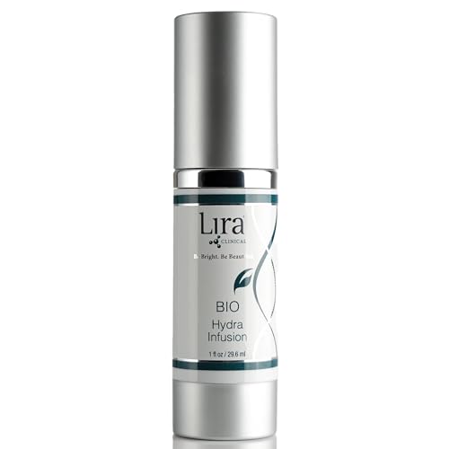 Lira Clinical BIO Hydra Infusion - Hydrating Face Serum with Hyaluronic Acid, Plant Stem Cells, and Minerals - Lightweight Facial Serum for Smooth, Refreshed Skin - Travel Size Daily Skincare - 1 Oz