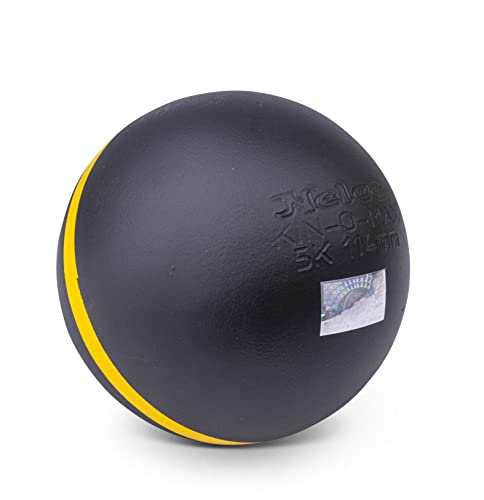 HAEST Nelco KIN-O-MAX Competition Shot - 5.00 kg - 114 mm - Steel Shot Put for Athletics - Balanced and Modern