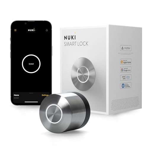 Nuki Smart Lock Keyless Entry WiFi Electronic Deadbolt with Auto-Unlock,