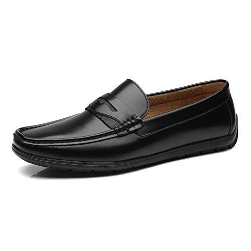 Faranzi Mens Driving Moccasins Penny Slip on Loafers Classic Comfortable Boat Shoes Casual Driving Shoes for Men