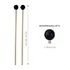 2 Pcs Rubber Bell Drum Mallets, 15 Inches Glockenspiel Sticks with Drumsticks Bag, Percussion Instrument Accessories for Timpani, Steel Drum, Marimba, Xylophone, Hand pan,Ideal for Beginners #2
