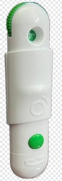 Lancing Device with 25 Free Lancets Green and White