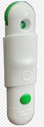 Lancing Device with 25 Free Lancets Green and White