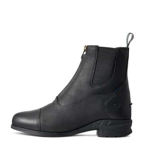 ARIAT ARIAT Womens Wms Heritage Iv Zip H2o Ins Blk Equestrian Boot, Black, 5.5 US