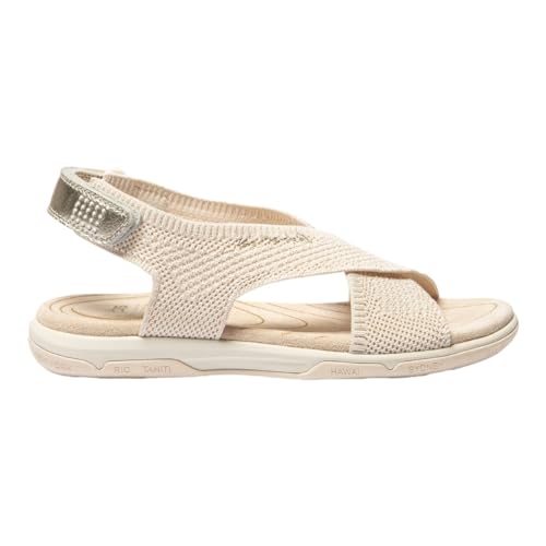 TBS JAZZFIT Sandales Femme Or 38, Q7G73-CHINE LIN + GOLD