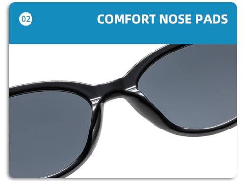 Lunettes œil de chat contre l'éblouissement pour un look rétro tendance - 6