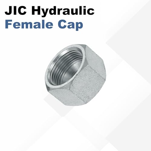 Bouchon hydraulique JIC de précision en acier zingué résistant - 6