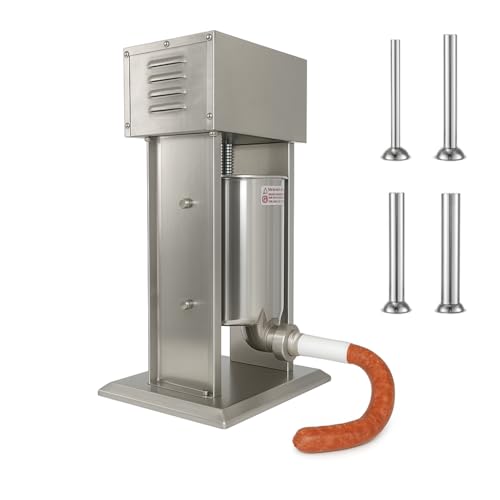 Poussoir à Saucisses Automatique Vertical 10 L – Électrique – Inox – Commande à Pédale – Usage Professionnel