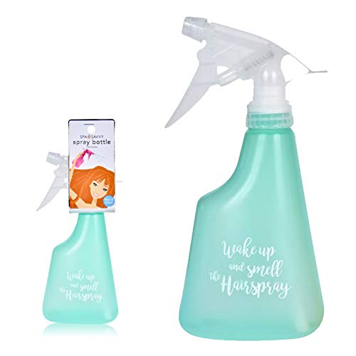 Spa Savvy: Colorful Adjustable Nozzle Plant Mister Spray Bottles Essential Oils Travel Spray Bottles for Cleaning Solutions Planting Aromatherapy Makeup Hair (Green)