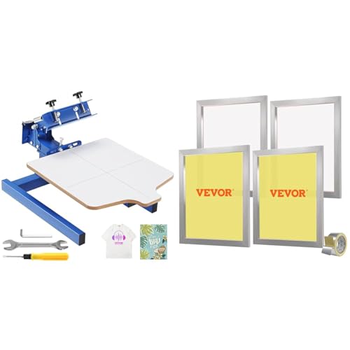 VEVOR Screen Printing Press & Frames (21.2x17.7in)