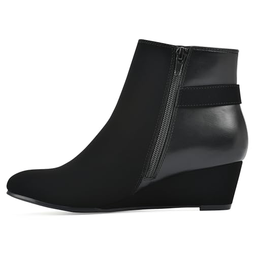 WHITE MOUNTAIN Women's Carmen Wedge Ankle Bootie4