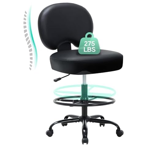 COLAMY Leather Drafting Chair Cover