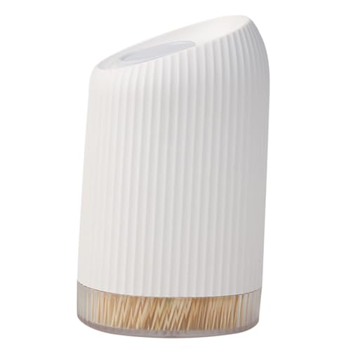 STOBAZA 3 Sets Toothpick Holder Toothpick Dispenser with Toothpicks for Outdoor Toothpick Container Toothpick Storage Container Toothpick Dispenser with Toothpicks for Indoor White Pp