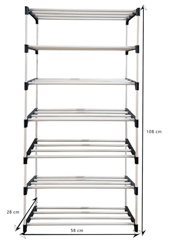 Image of CMerchants 6 Layer Shoe Rack (Light Brown)