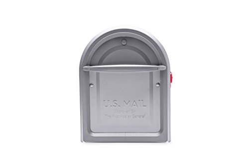 Architectural Mailboxes 7900-2Gr-R-10 Mapleton Postmount Mailbox, Large, Graphite #TOP1