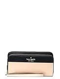 Kate Spade Staci Large Carryall Wristlet Clutch Wallet In Warm beige multi