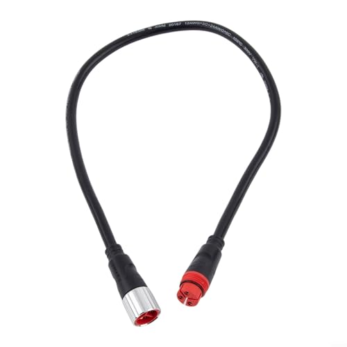 11 Pin Electric Bike Extension Cable,50Cm Waterproof Connector Cable for Bafang 750W 1000W Hub Motor Conversion Black Tinning Copper