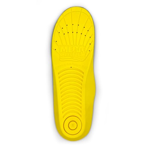 Plantillas MEGAComfort M8/W10 Amarillo/Negro miniatura 2
