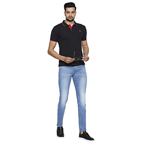 Image of Lawman PG3 Men's Slim Polo (K-PRO STAR-22 SLD-Blue Black M)