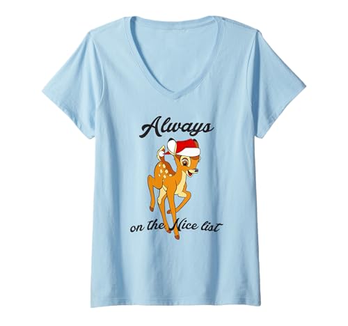 T-shirt Bambi Disney Col V : Un Look de Noël Confortable sans Sacrifier le Style