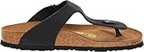 Birkenstock Women's GIzeh Thong Sandal, Black Oiled, 37 M EU/6-6.5 B(M) US