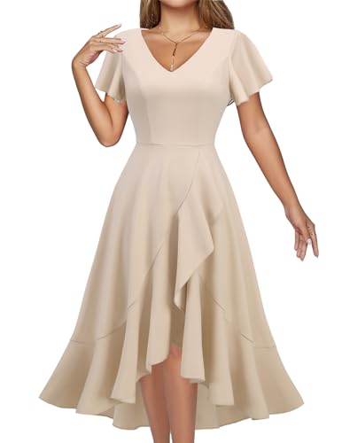Image of DRESSTELLS Women's Cocktail Dresses 2026, Formal Fall Wedding Guest Dress