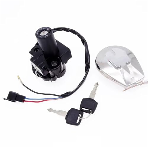 �I�[�g�o�C �L�[�V�����_�[ �W�F�C�h250 CBX750 CB250 1984-2001 �W�F�C�h250�p �I�[�g�o�C�_�ΔR���K�X�^���N�L���b�v�J�o�[ + ���b�N + �L�[ ���C���L�[ �V�����_�[