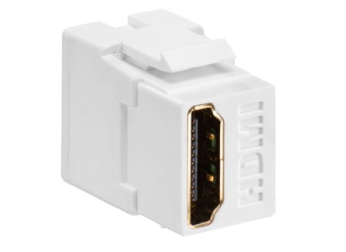 Leviton Feed Through, Quickport HDMI Connector, 40834-00W, White by Leviton - Used condition - CA$14.97