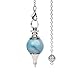 Natural Amazonite Gemstone Dowsing 40mm Crystal Healing Chakra Reiki Point Pendulum