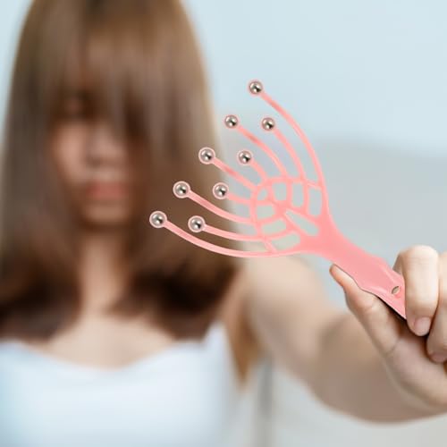 Masseur de Cheveux Cuir Chevelu Scalp Massager à 9 Têtes, Plastique – vue 8