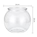 Baoblaze Transparent Rectangular Fish Tank Vase Multipurpose Tissue Dispenser Clear Household Ornament for Bedroom Living Room Office Table Decor
