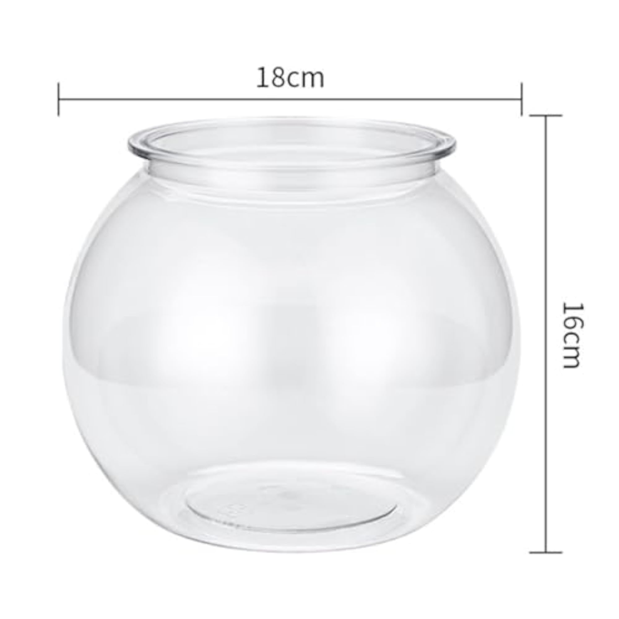 Minimalist Transparent Acrylic Side Table with Fish Tank Vase