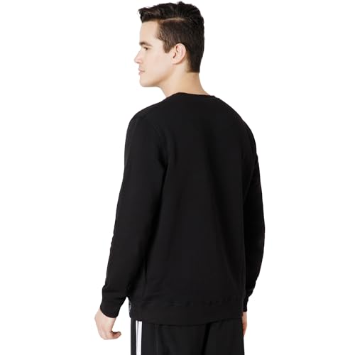 Image of BODYACTIVE Men Full Sleeve Solid Sweatshirt