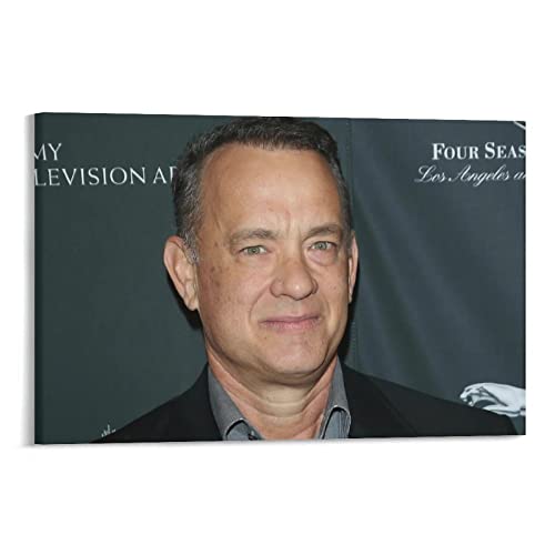 Poster mural esthétique Tom Hanks pour la maison, la chambre à coucher, le salon (13) - Impression sur toile - Œuvre d'art - Esthétique
