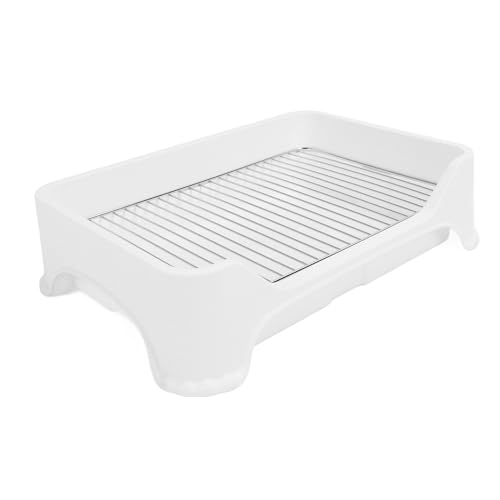 Bandeja de Banheiro para Cães, Estrutura Estável, Bandeja para Ir Ao Banho de Treinamento Cães (Bran