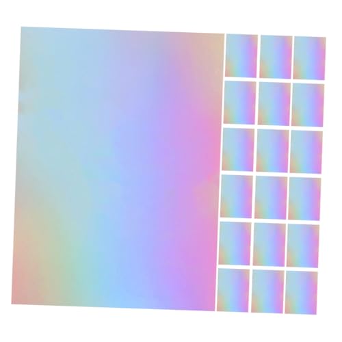 Papier cartonné métallisé A4 irisé Angoily pour scrapbooking et loisirs, 10 feuilles
