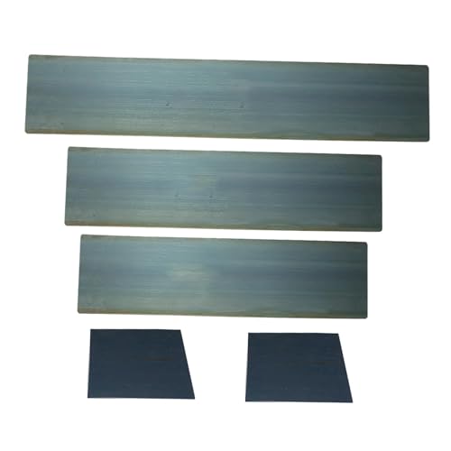 Ronyme Lot de 5 plaques en Acier pour étaler Le Mastic de carrosserie, 5 Tailles différentes. Outil Professionnel réutilisable pour l'application de