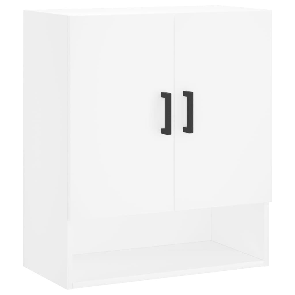 Armoire Murale Blanche 60x31x70 cm Bois d'Ingénierie