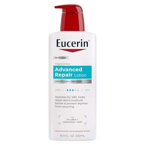 Eucerin Advanced Repair Body Lotion for Very Dry Skin, Unscented