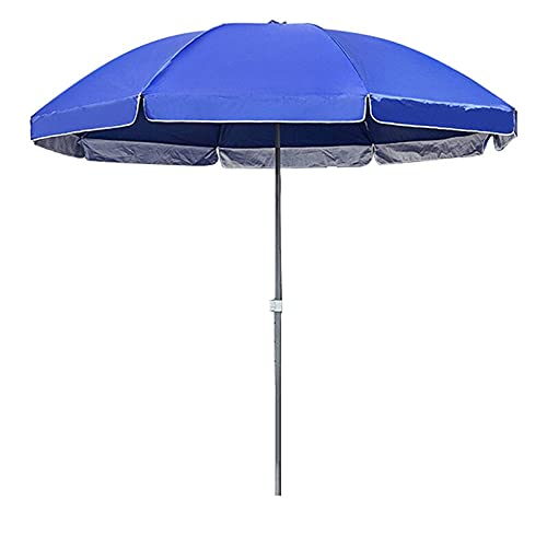 Sombrilla para playa azul de gran tamaño ideal para jornadas de pesca y camping familiar