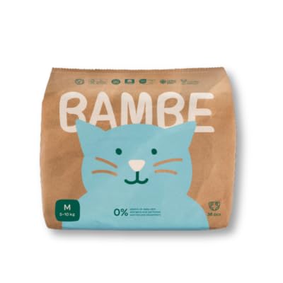 Bambe | Öko-Windeln | Größe M | von 5 bis 10 kg | ca. bis 10 Monate | Packung mit 36 Stück