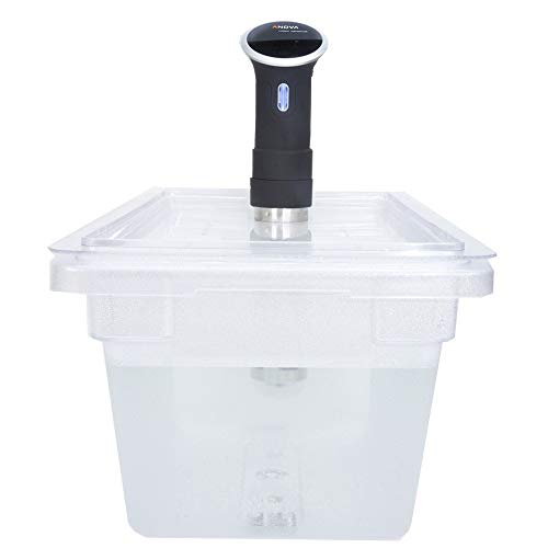 18Ltr Polycarbonate Sous Vide Container with Custom Cut lid To Suit The Anova Sous Vide Cooker