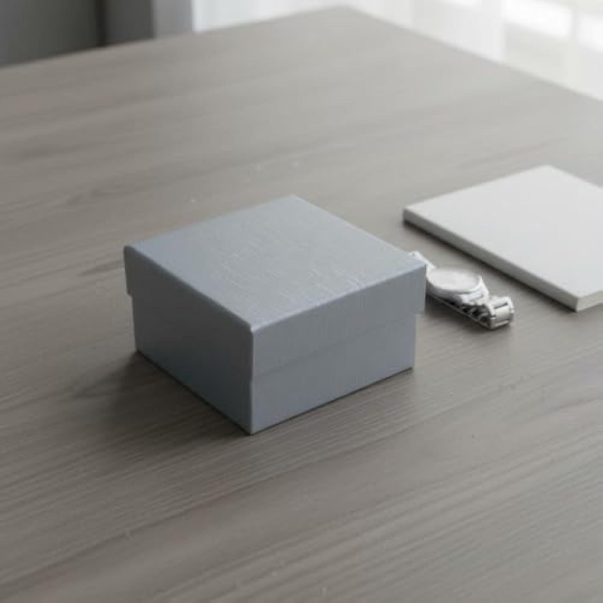 Watch Gift Box with Soft Pillow Storage Case, Faux Leather Texture