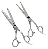 Kashi Advance Student Styling Barber Cutting and Thinning shears Set Japanese Steel 6'