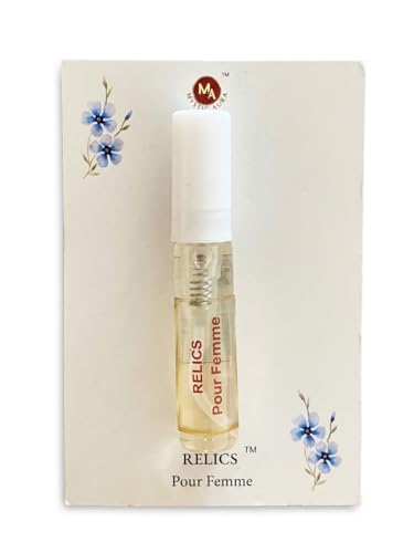 Image of MYSTIC AURA Relics Pour Femme | Eau de Parfum for Women | 3 ML | Fruity Floral Fragrance, Long-Lasting, Luxury, Vegan & IFRA Compliant